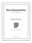 Duo Concertante, Percussion & Clarinet - RENTAL