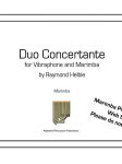 Duo Concertante for Vibraphone and Marimba