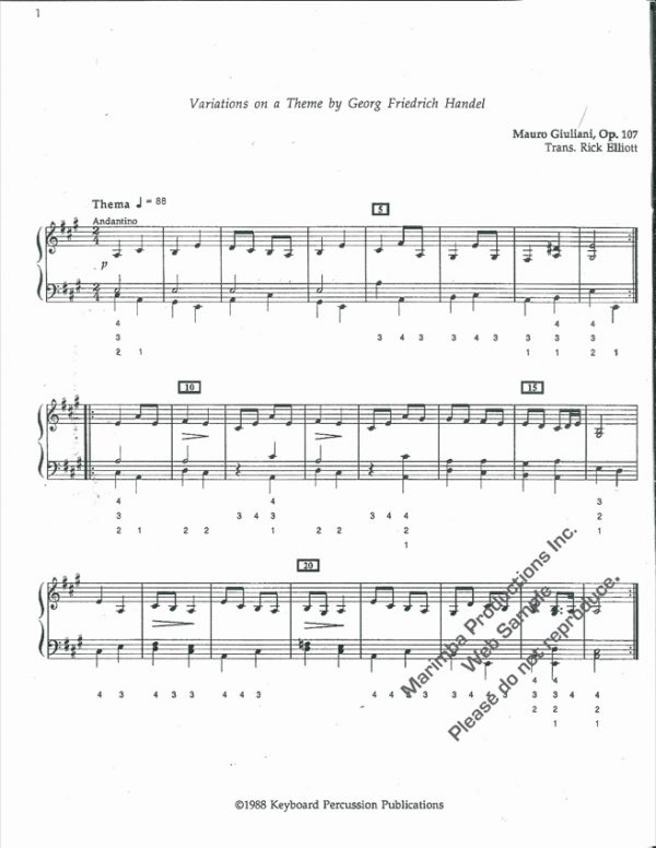 Variations on a Theme By Handel - Image 2