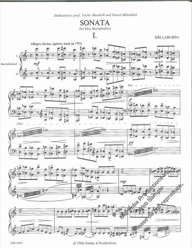 Sonata for Two Marimbas - Image 3