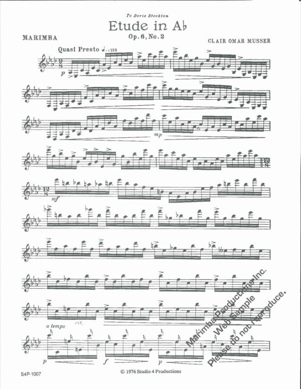 Etude Op. 6 Số 2, Ab Major – Hầu hếtEtude Op. 6 Số 2, Ab Major – Hầu hết  