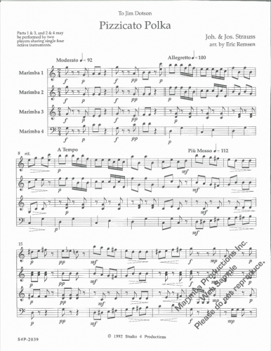 Pizzicato Polka (Strauss/arr. Eric Remsen) - Image 2