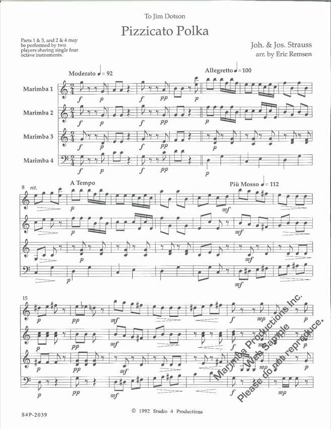 Pizzicato Polka (Strauss/arr. Eric Remsen) - Image 3