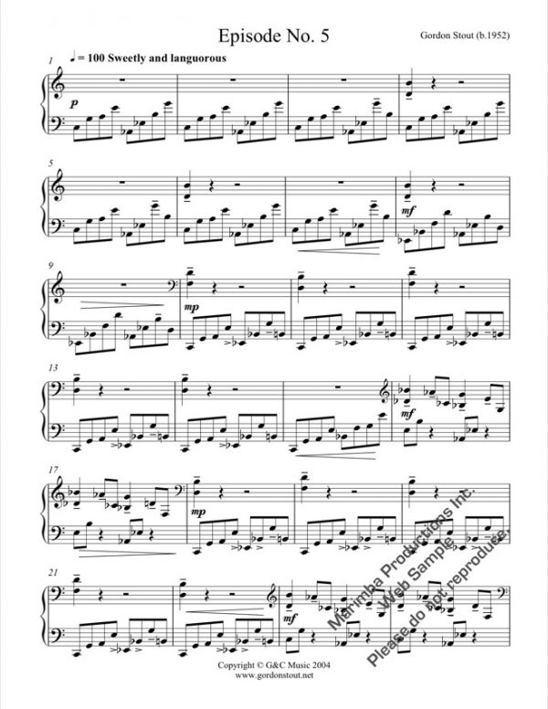 Four Episodes for Solo Marimba Vol. 2 - Image 2