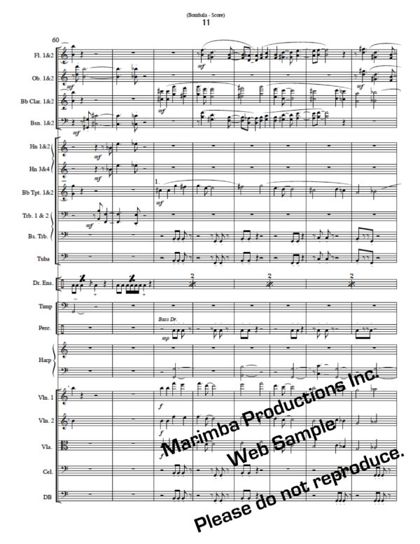 Bombala (arr. for Orchestra) - Image 2